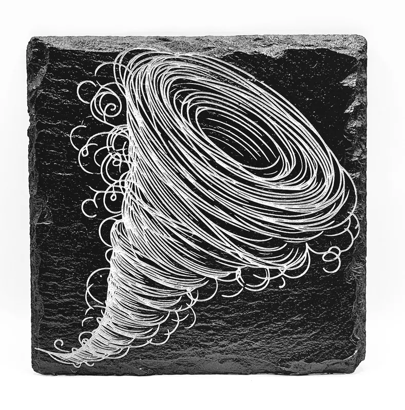 Engraved Tile - Custom ceramic engraving